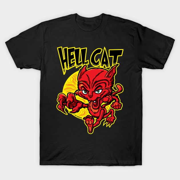 Hell Cat Strut T-Shirt by eShirtLabs